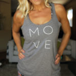 MOVE Next Level Women’s Premium Heather Grey Tri-blend Tank