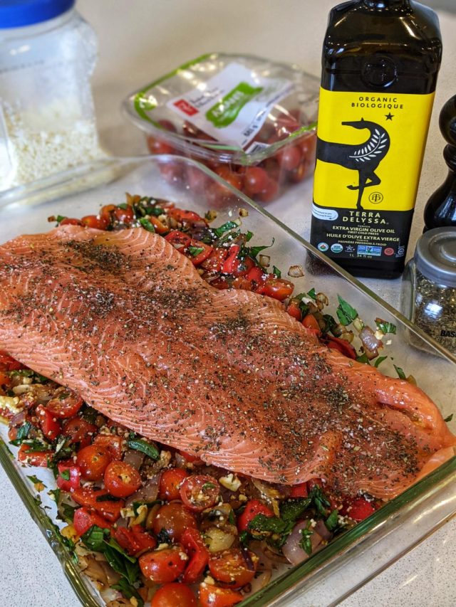Tuscan Baked Salmon - Move Daily
